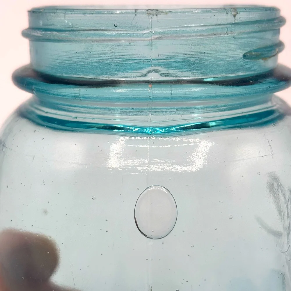 Rare 1900's Ball blue Mason qt.jar.